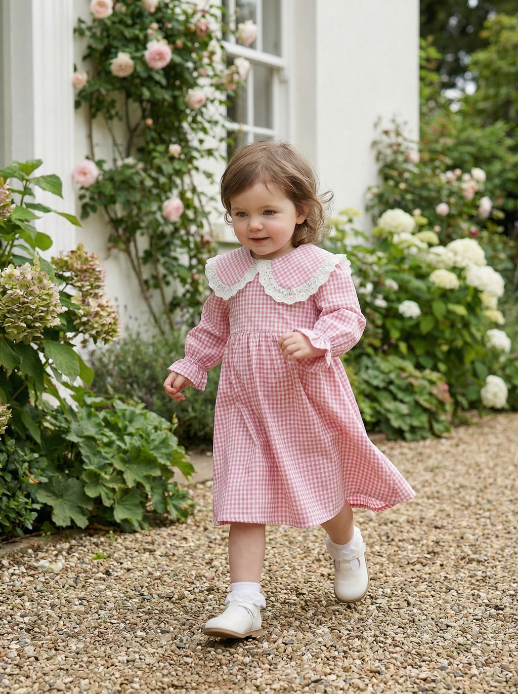 Cotton Pink Sailor Kids Dress