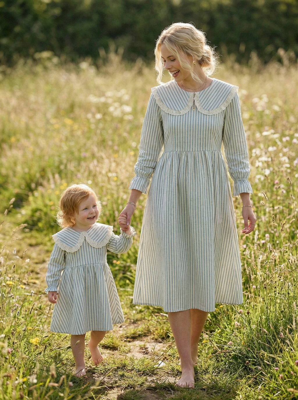 Blue Sailor Family Set